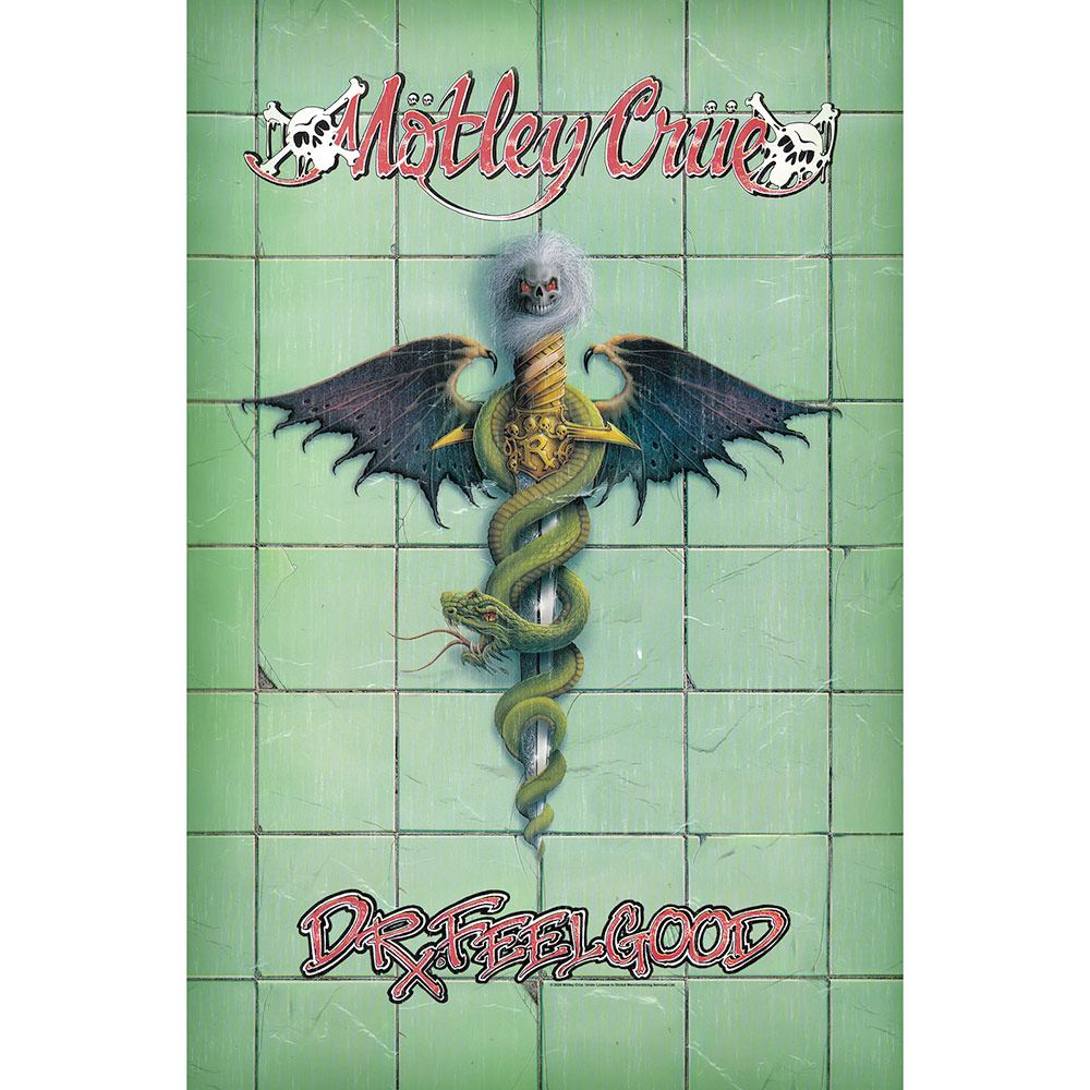 Motley Crue - Doctor Feelgood Textiel Poster - Multicolours